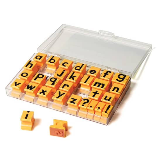 Educational Insights 5/8&#x22; Lowercase Alphabet Rubber Stamps